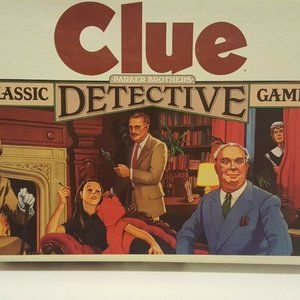 Vintage 1986 CLUE Detective Board Game Parker Bros